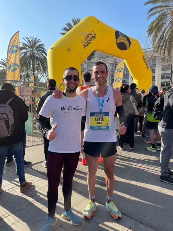 Halbmarathon Barcelona 2023 Adri 